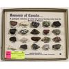 Image 1 : SOUVENIR ROCK SET WITH GOLD ORE