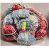 Image 1 : LARGE LOT VINTAGE UNUSED WOOL YARN