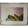 Image 1 : ORIGINAL SIGNED WATER COLOUR FRAMED