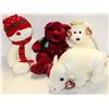 Image 1 : LOT 4 LARGE BEANIE BABIES W TAGS