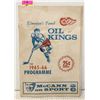 Image 1 : 1965 EDMONTON OIL KINGS PROGRAMME