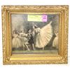 Image 1 : ANTIQUE FRAMED BALLET PICTURE