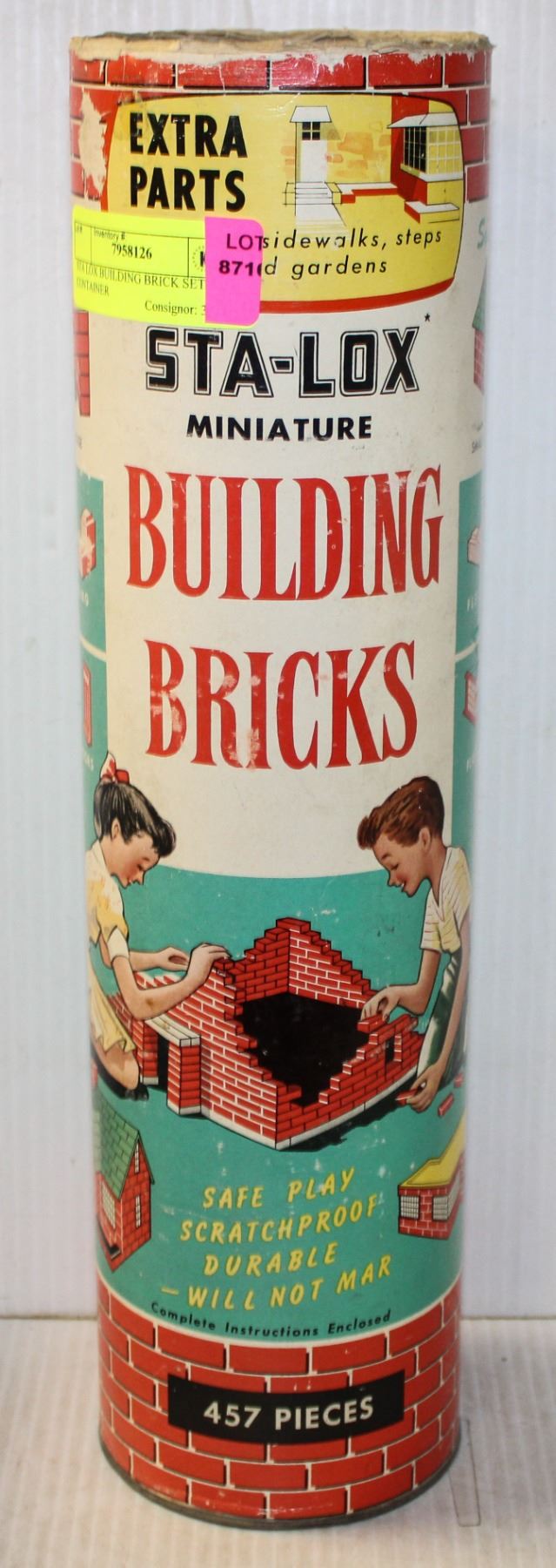 STA LOX BUILDING BRICK SET IN CONTAINER