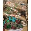 Image 1 : BOX OF VINTAGE FABRIC 1950-70S ERA