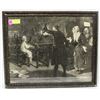 Image 1 : ANTIQUE NIGHT PIANO SCENE FRAMED