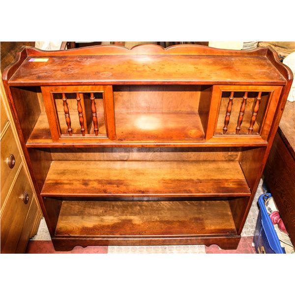 VINTAGE WOODEN BOOK CASE vintage-wooden-book-case