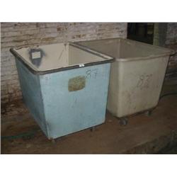 Two Plastic Carts
