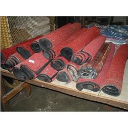 Twenty Red Floor Mats