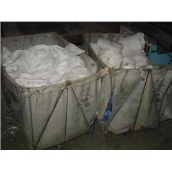 Two Laundry Carts & Linens
