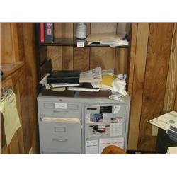 Bookcase - Two File Cabinets