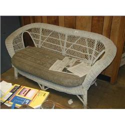 Wicker Loveseat