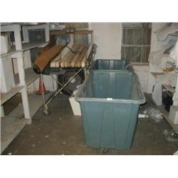 Two Laundry Carts - Conveyor