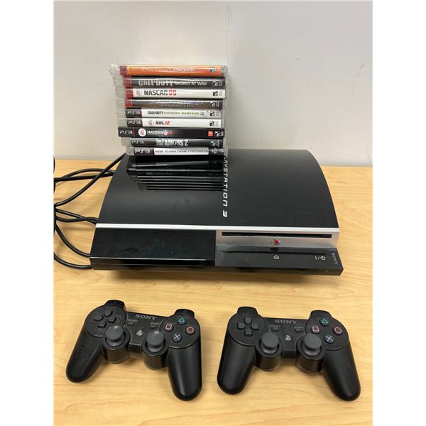 Sony Playstation 3 PS3 Video Game Console & accessories as pictured - not tested