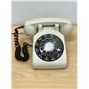 Image 1 : Vintage Rotary Dial Telephone Phone - dial spins nice - not tested, see photos