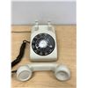 Image 4 : Vintage Rotary Dial Telephone Phone - dial spins nice - not tested, see photos