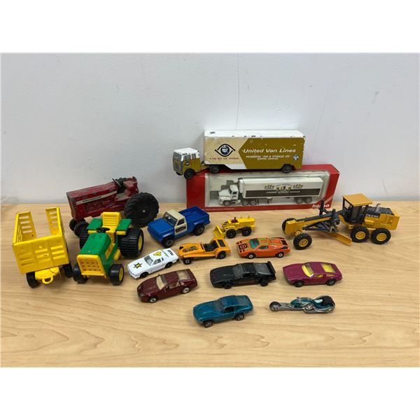 Diecast Toy Lot as pictured - Hot Wheels Tonka etc, condition varies, see photos.