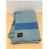 Image 1 : Blue Eaton's All Wool 3.5 Pt. Trapper Point Blanket - Approx: 82x60"