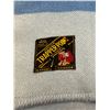 Image 3 : Blue Eaton's All Wool 3.5 Pt. Trapper Point Blanket - Approx: 82x60"