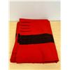 Image 1 : Red 4 Point Wool Blanket - Tag came off - Approx: 88x72"