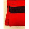 Image 3 : Red 4 Point Wool Blanket - Tag came off - Approx: 88x72"