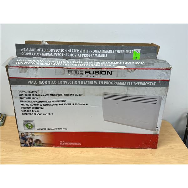 2 Pro Fusion Wall Mount Convection Heaters Heating Units as pictured (see pics for details)