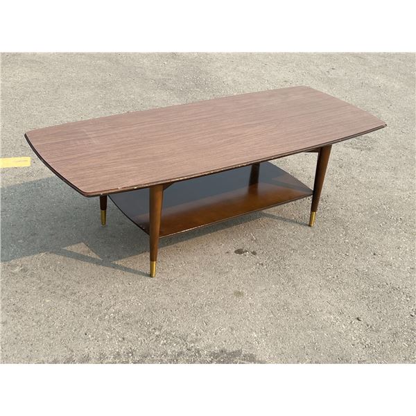 Mid Century Deilcraft (Canada) 2 Tier Coffee Table (approx: 48x20  & 15 T)