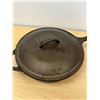 Image 2 : Deep Lodge USA Cast Iron Skillet & Lid (approx: 10.25" & 3" deep) see all photos for condition