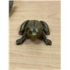 Image 2 : 6 Metal (mostly brass) Decorative Animal Figurines (tallest about 3")
