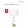 Image 1 : L2  Lighting Arlo Scroll Table Lamps (2 pack) Appear new in box