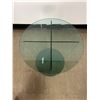 Image 3 : Glass Table - good Condition - approx: 18" tall and 18" wide