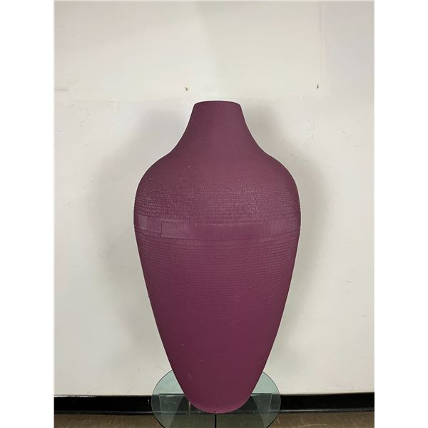 Large Post Modern Cardboard Vase by Flute of Chicago - Approx: 36" tall