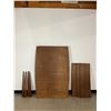 Image 1 : Mid Century Walnut Dining Table - Good overall condition - See photos 60x40x30 & (3) 12" leaves