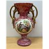Image 1 : Large Italian Ceramic Vase / Centerpiece - Approx: 15.25"T 10.5"W