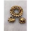 Image 2 : SHERMAN signed brooch and earrings