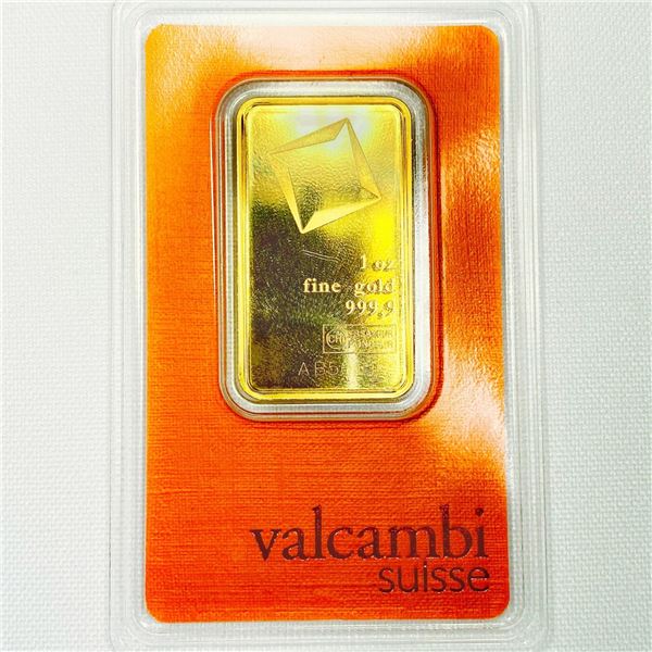 1 oz Gold Bar .999 Fine Gold