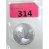 Image 1 : 1 Oz .9999 Silver 2021 Canada Maple Leaf Coin 