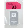 Image 1 : 1 Oz .999  Silver TD Bank Investor Bar 