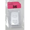 Image 1 : 1 Oz .999  Silver JBR Ethically Sourced Bar 