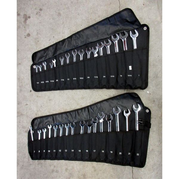 New Tacklife Combination Wrench Set - SAE & Metric