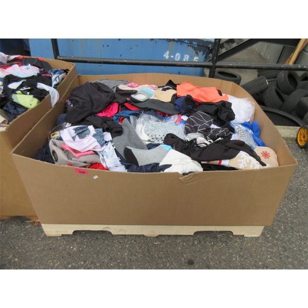 Skid of Overstock Clothes & Soft Household Goods