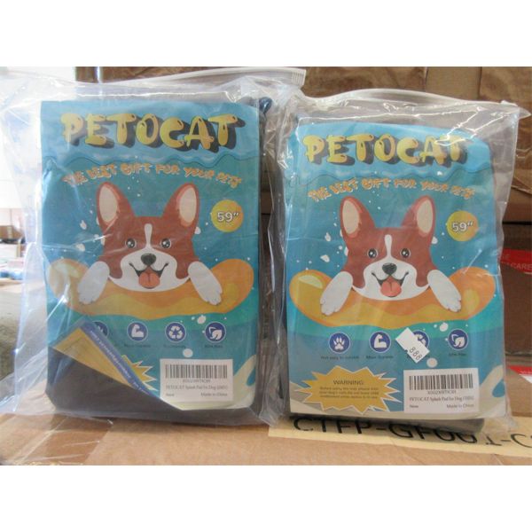 2 New 59" Dog Splash Pads by Petocat 