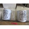 Image 2 : Case of 60+ Assorted Vintage Year Date Mugs 