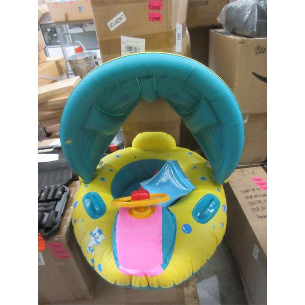 4 New 3 Pcs. Toddler Swim Ring & Arm Float Sets