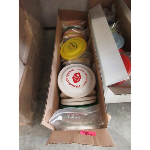 45+ Assorted Flying Discs with Logos 