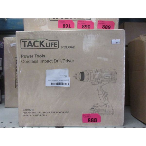 New Cordless Impact Drill/Driver - Tacklife