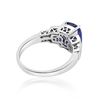Image 3 : 3.06ct Natural Ceylon Blue Sapphire 14K White Gold Ring