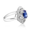 Image 2 : 1.93ct Blue Ceylon Sapphire 14K White Gold Ring