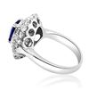 Image 4 : 1.93ct Blue Ceylon Sapphire 14K White Gold Ring