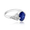 Image 2 : 2.59ct Natural Ceylon Blue Sapphire 14K White Gold Ring