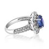 Image 3 : 3.28ct Ceylon Blue Sapphire 14K White Gold Ring